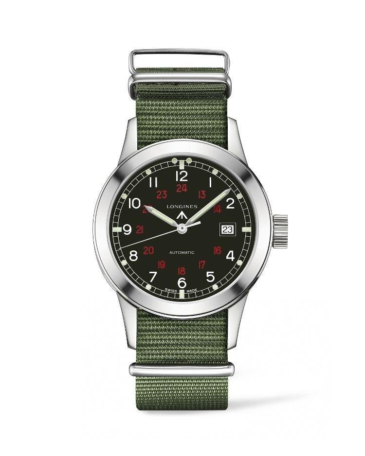 The Longines Heritage Military COSD nero - Ref. L2.832.4.53.5