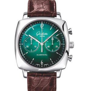 Immagine orologio Glashütte Original modello Sixties Iconic Square Forest Immagine orologio Glashütte Original modello Sixties Iconic Square Forest