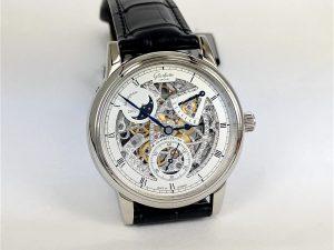 Glashütte Original Senator Moon Phase Skeletonized Edition Oro Bianco