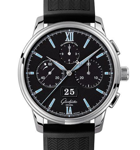 Scheda orologio Glashütte Original Senator Chronograph Panorama Date Steel #37117 Orologio Glashütte Original Senator Chronograph Panorama Date Steel #37117