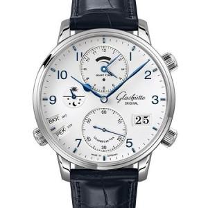 Immagine orologio Glashütte Original modello Senator Cosmopolite Stainless Steel Immagine orologio Glashütte Original modello Senator Cosmopolite Stainless Steel