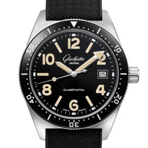 Glashütte Original SeaQ cinturino gomma nero