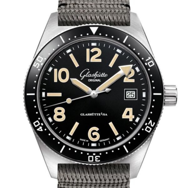 Glashütte Original SeaQ cinturino grigio