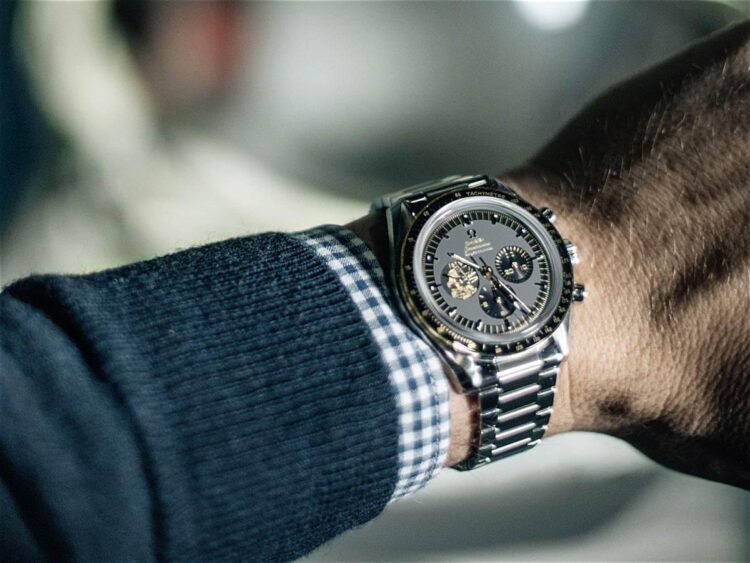 Omega Speedmaster Apollo 11 50th Anniversary al polso