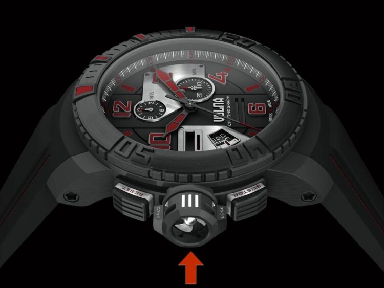 Orologio Volna corona sicurezza