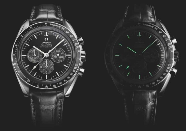 Moonwatch Calibro 321 Platino giorno notte
