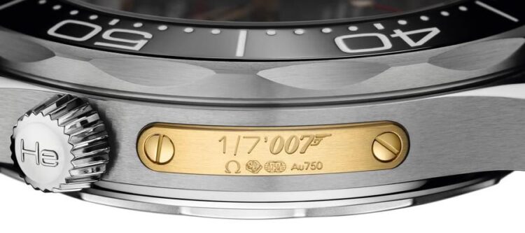 Seamaster Diver 300M "James Bond" Limited Edition targhetta cassa