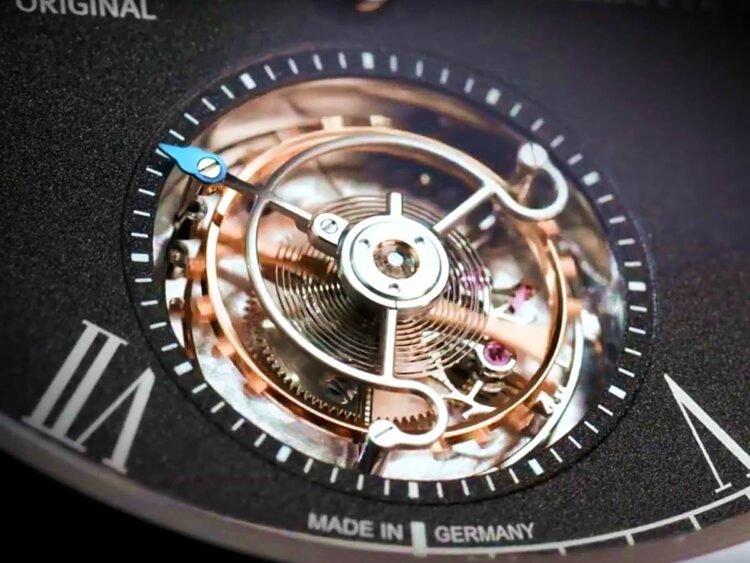 Tourbillon arresto secondi