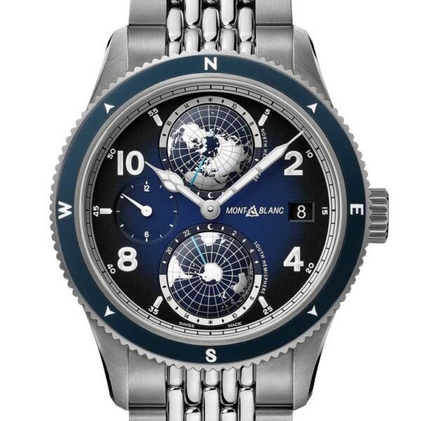 Montblanc 1858 Geosphere Blu bracciale