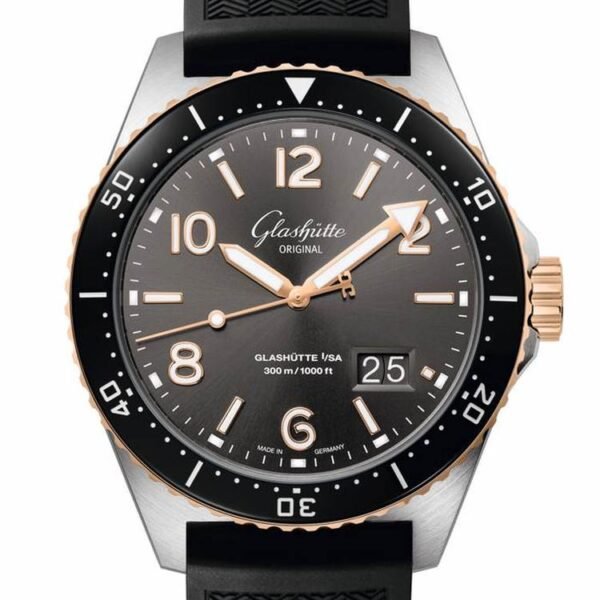 Glashütte Original SeaQ Panorama Date Acciaio Oro