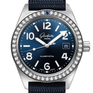 Glashütte Original SeaQ 2020 lunetta con diamanti