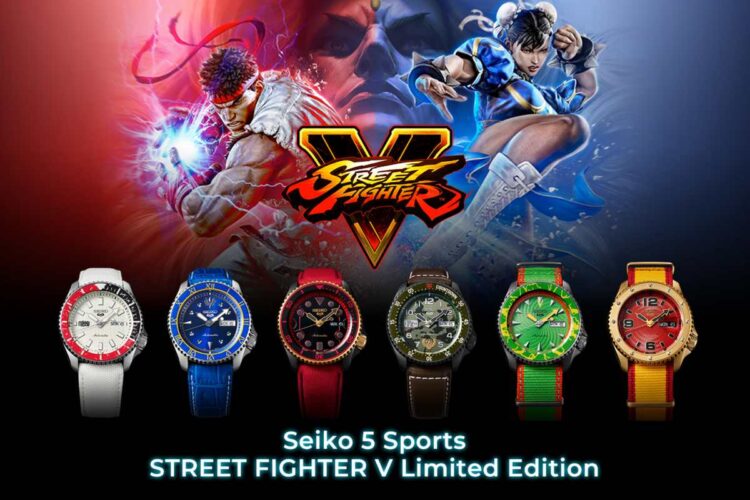 Seiko 5 Sports Street Fighter V Limited Edition