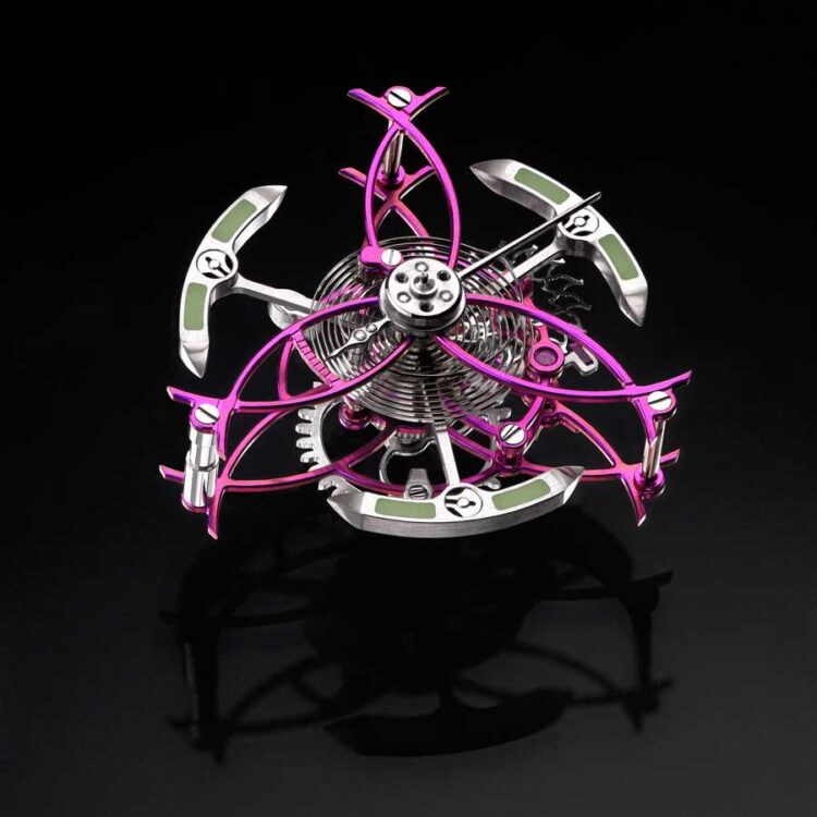 Anton Suhanov Lotus Clock tourbillon