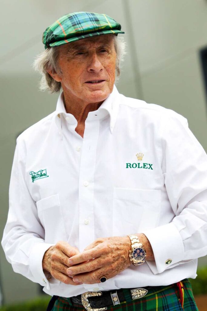 Jackie Stewart testimonial Rolex