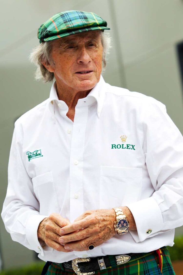 Jackie Stewart testimonial Rolex