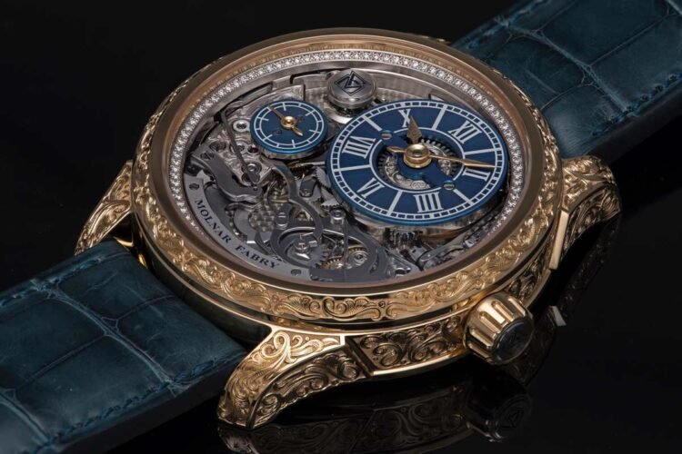 Molnar Fabry Grand Master Minute Repeater vista lato