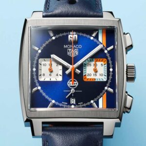 Immagine orologio TAG Heuer modello Monaco Gulf Special Edition Immagine orologio TAG Heuer modello Monaco Gulf Special Edition