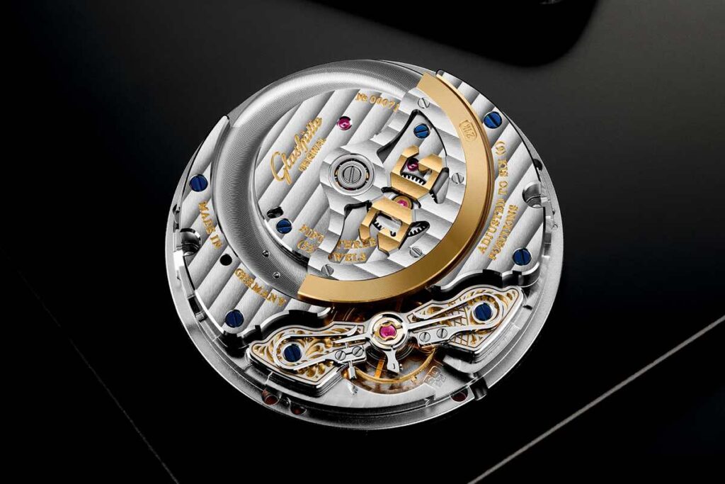 Glashütte Original PanoMaticCalendar movimento decorazioni