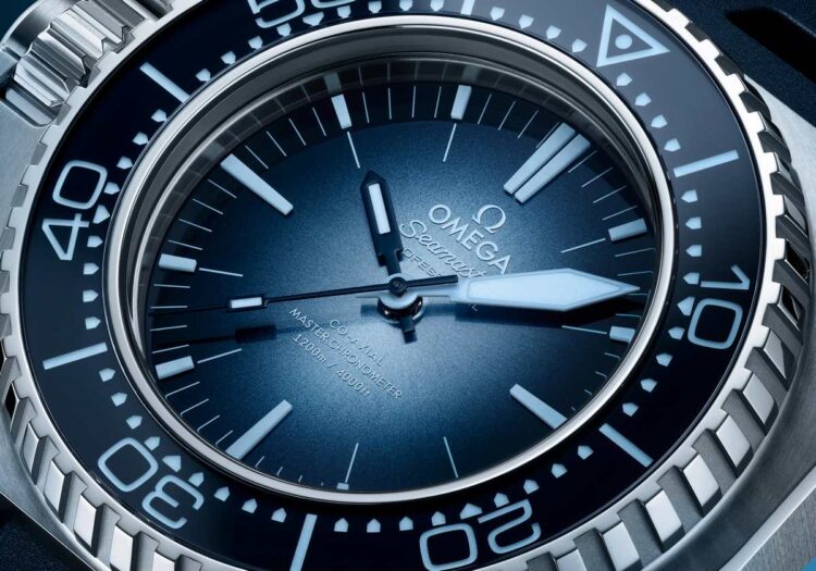 quadrante Omega Seamaster Ploprof Summer Blue