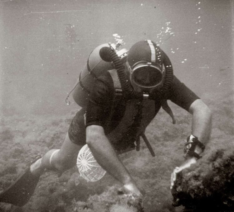 Jean-Jacques Fiechter CEO Blancpain anni 50 immersione