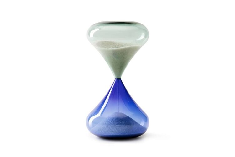 regalo calendario avvento Nomos clessidra vetro di Murano