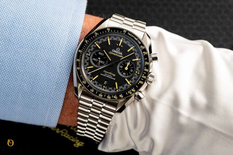 Omega Speedmaster Super Racing dal vivo al polso
