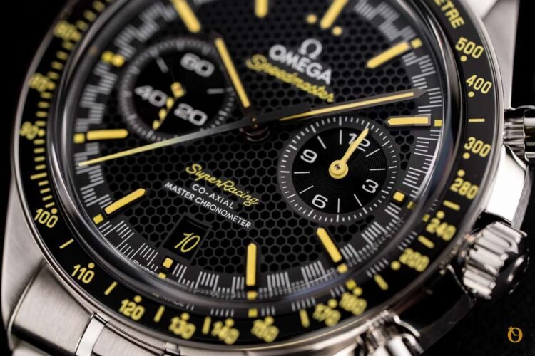 Omega Speedmaster Super Racing dettagli quadrante
