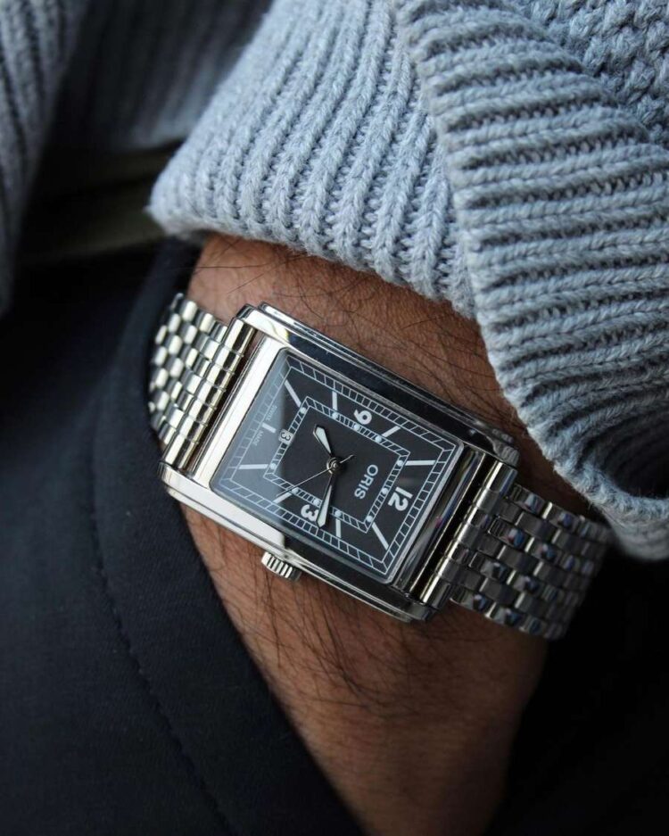 orologio piccolo rettangolare Oris
