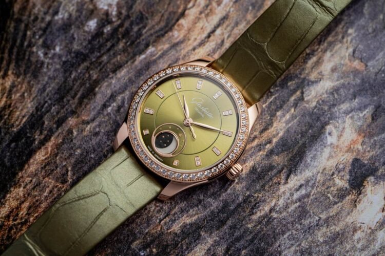 Glashütte Original Serenade Luna oro rosso diamanti