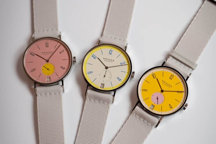 Nomos Tangente 38 datario - 175 Years Watchmaking Glashütte live