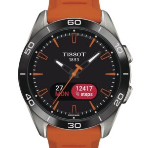 Tissot T-Touch Connect Sport cinturino gomma arancione