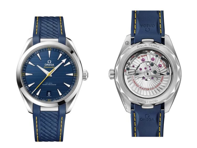 Omega Seamaster Aqua Terra Mondo Duplantis orologio e movimento