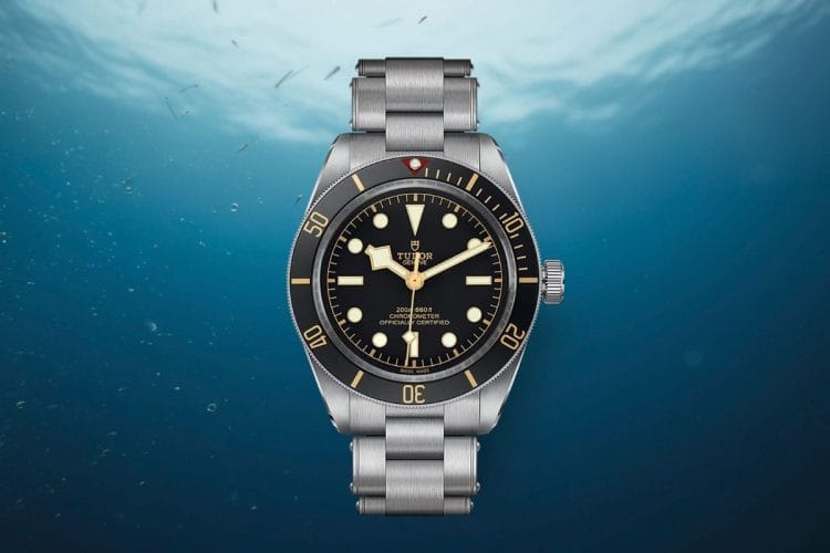 Tudor Black Bay 58 automatico orologio subacqueo automatico Tudor Black Bay 58 ambientazione sottomarina.