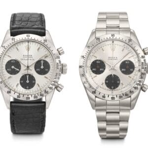 Rolex Daytona ref 6262 con doppia firma Tiffany & Co e Cosmograph ref 6239 Doctor's Model con scala pulsazioni all'asta da Christie's