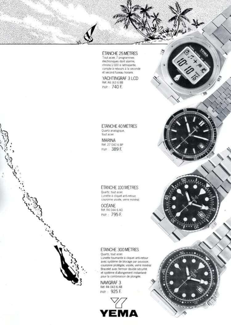 Yema Yema Navygraf 3 Yema Navygraf 3 pubblicità d'epoca