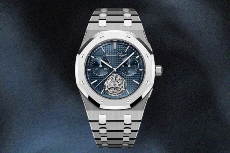 Audemars Piguet RD#5: il cronografo tourbillon ultra-piatto che celebra i 150 anni del brand Audemars Piguet Royal Oak Jumbo RD#5 in Titanio e vetro metallico BMG con cronografo flyback e tourbillon volante.