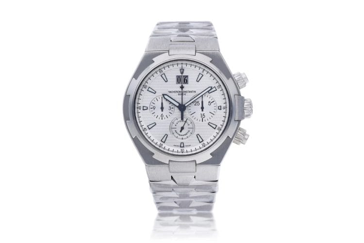 Vacheron Constantin Overseas Chronograph Ref. 49150 - Grande Data a ore 12 con calibro 1137 e ruota a colonne Vacheron Constantin Overseas Chronograph 49150 acciaio 42mm Grande Data calibro 1137 ruota a colonne.