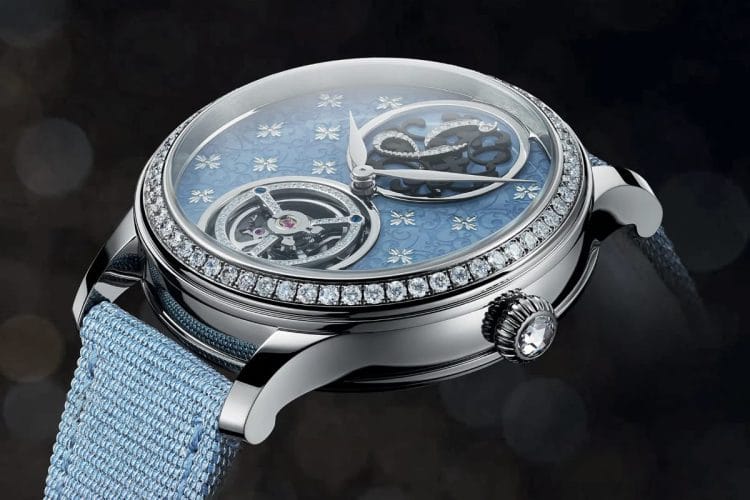 Charles Girardier Signature Mystérieuse Tourbillon Charles Girardier Signature Mystérieuse Tourbillon lunetta con brillanti.