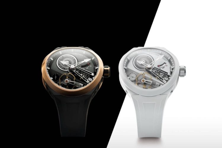Greubel Forsey Balancier Convexe S² - Edizioni Finali in Ceramica I due modelli finali del Greubel Forsey Balancier Convexe S² in ceramica nera e bianca, orologi in edizione limitata.