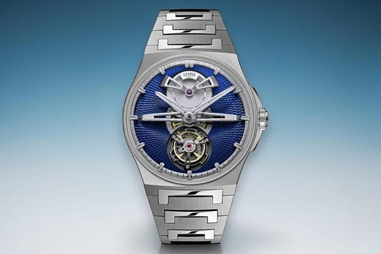 Czapek Antarctique Cosmic Blue Tourbillon – Watches and Wonders 2026 Czapek Antarctique Cosmic Blue Tourbillon presentato a Watches and Wonders 2026: orologio sport-chic in acciaio con bracciale integrato e quadrante blu Cosmic lavorato, tourbillon a ore 6.
