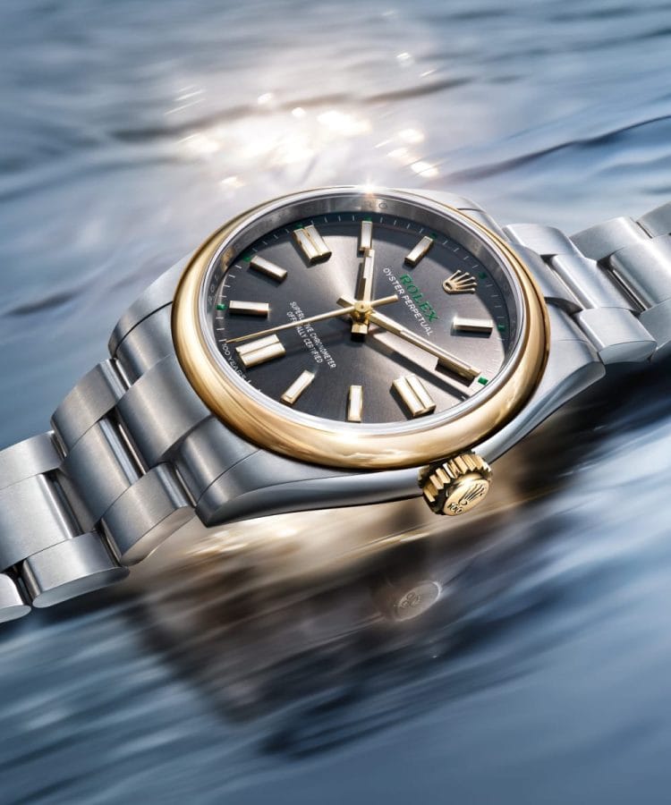 Rolex Oyster Perpetual 41 Rolesor giallo 100 anni dell'Oyster Rolex Oyster Perpetual 41 ref. 134303 Rolesor giallo con quadrante ardesia e bracciale Oyster in acciaio Oystersteel, Watches & Wonders 2026.