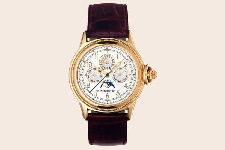 Glashütte Original Assmann 1 - l'ate torna libera di esprimersi Il Glashütte Original Assmann 1, un capolavoro assoluto. Orologio tourbillon con calendario perpetuo in oro tutilizzabile anche come orologio da tasca.