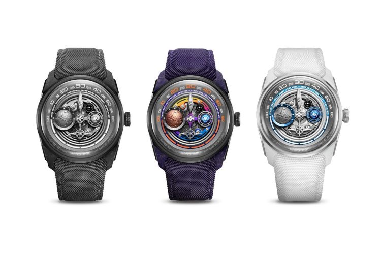 Atowak Mars Age - le tre varianti della collezione Atowak Mars Age collezione completa: Origin Grey, Phantom Violet e Traverse White.
