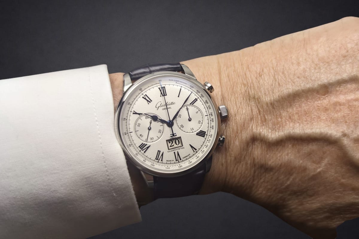 Glashütte Original Senator Chronograph 2026 al polso Glashütte Original Senator Chronograph 2026 al polso