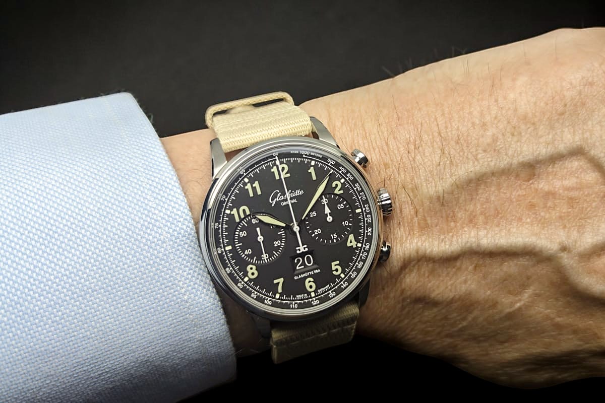 Glashütte Original Senator Chronograph Navigator 2026 al polso Glashütte Original Senator Chronograph Navigator 2026 al polso