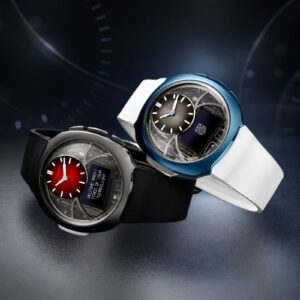 H. Moser & Cie. Off-Grid nelle versioni nera e blu.