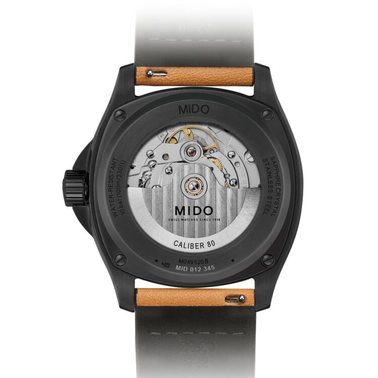 Calibro 80 del Mido Multifort TV Big Date Special Edition.