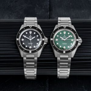 Yema Navygraf Meteorite CMM.10 Limited Edition con quadrante nero e verde.